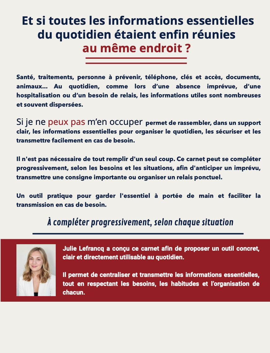 Si je ne peux pas m'en occuper
