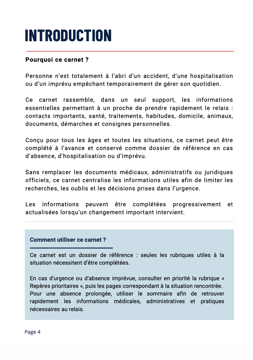 Si je ne peux pas m'en occuper