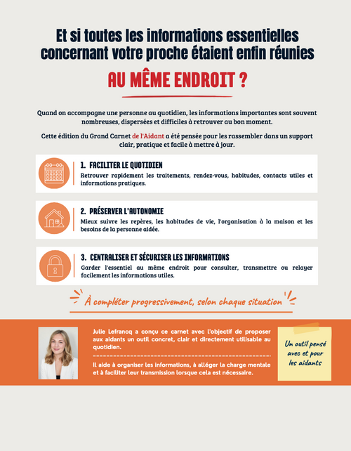 Le Grand Carnet de l’Aidant – Spécial AVC